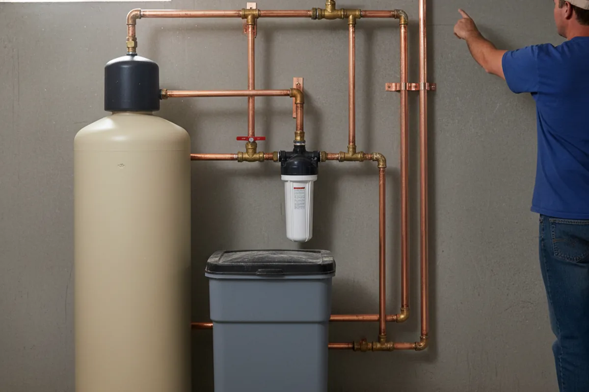 Whole-house water treatment system installed in Gouldsboro